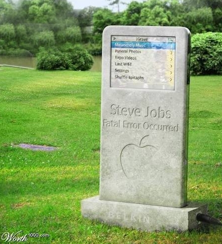 سنگ قبر استیو جابز